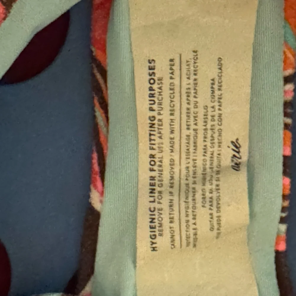 AA-518 Aerie NWT High Cut Cheeky Floral Summer‎ Swim Bikini Bottoms Size S